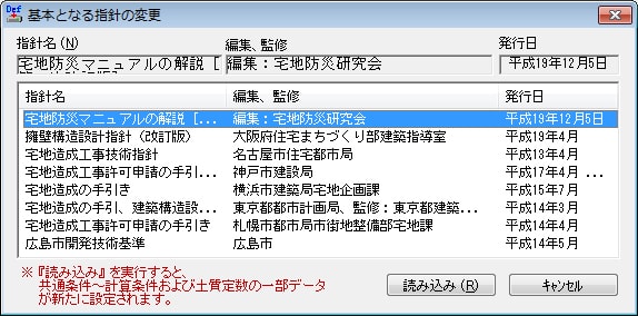 基本となる指針の変更