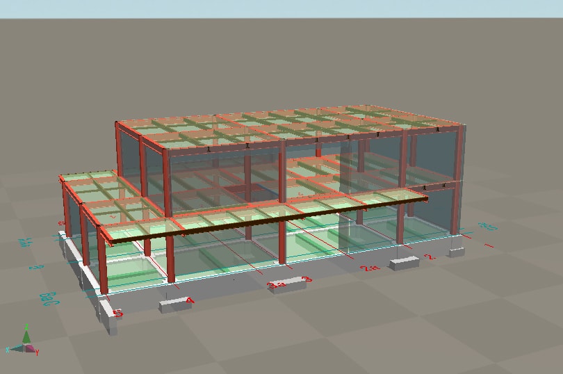 3D図で開口・小梁の確認が可能