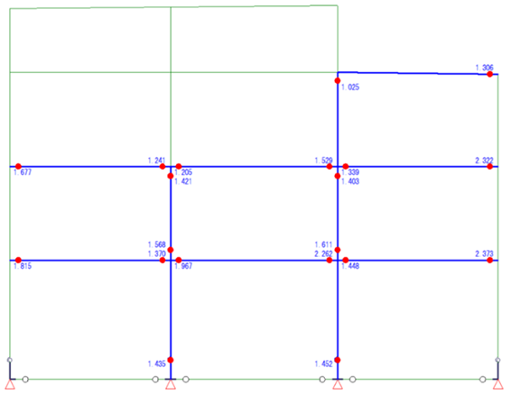 ダンパーなしの塑性率