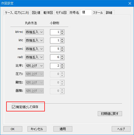 作図設定