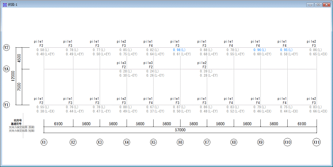 支持力検定伏図